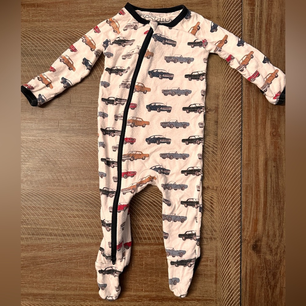 Bestaroo Muscle Cars Footie - 3-6M